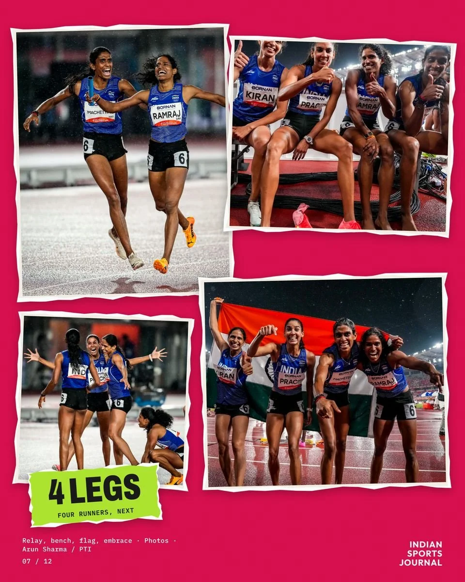 Slide 7 of 12: Four legs, four runners.
