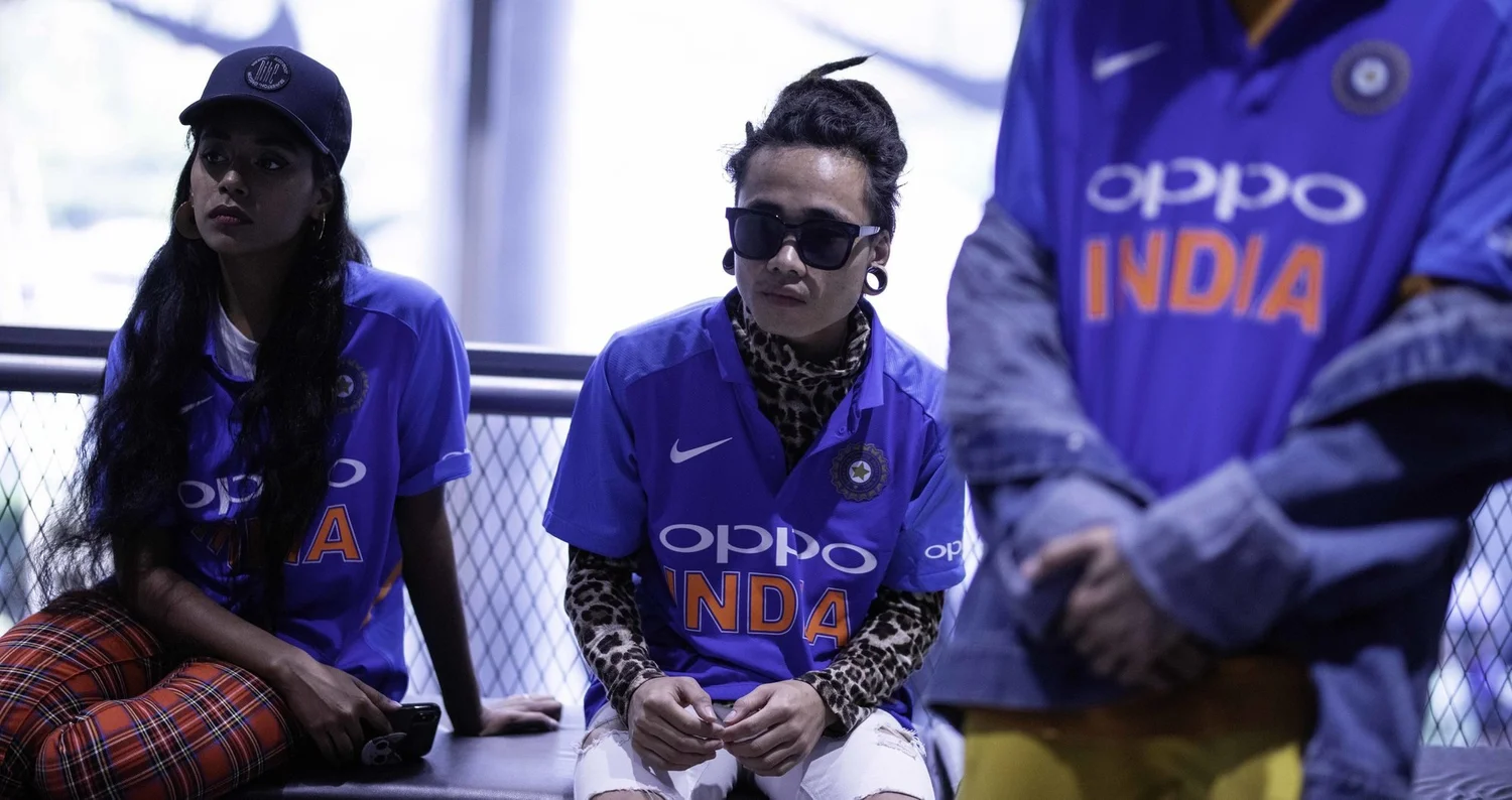 Nike Cricket jersey and store launch photograph