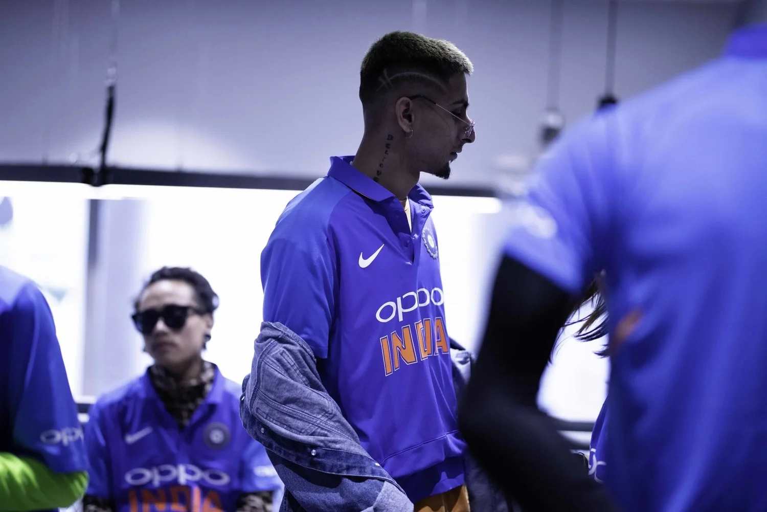 Nike Cricket jersey and store launch photograph