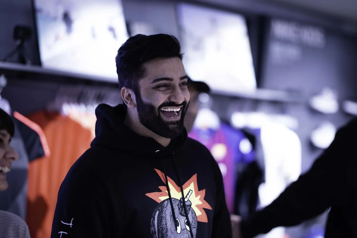 Nike Cricket jersey and store launch photograph