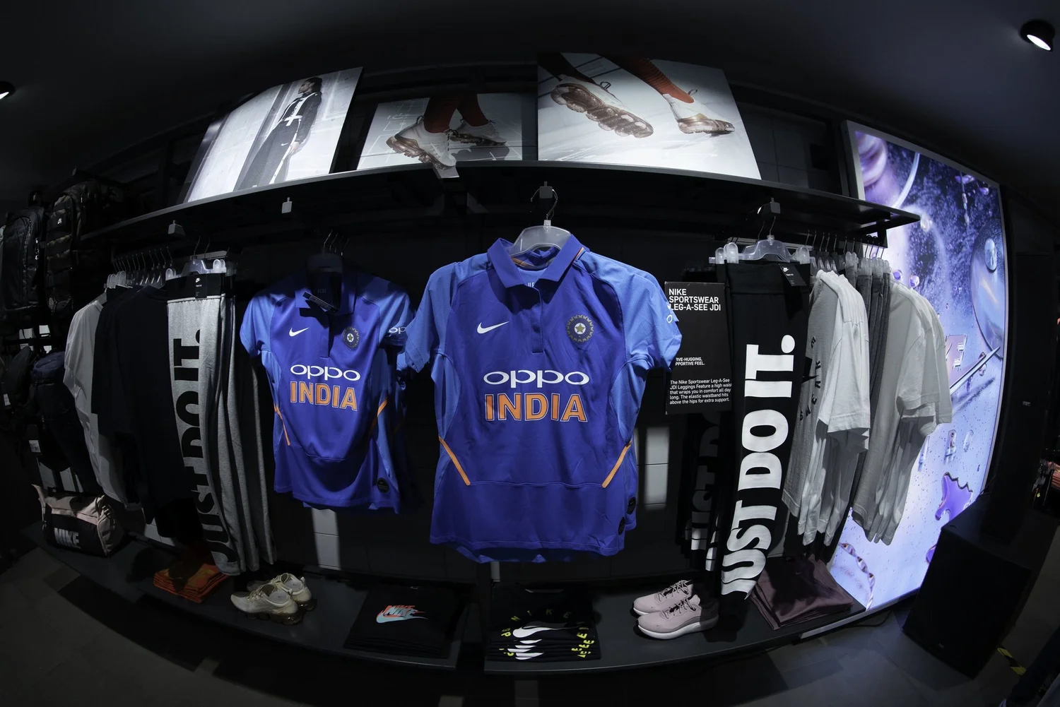 Nike Cricket jersey and store launch photograph