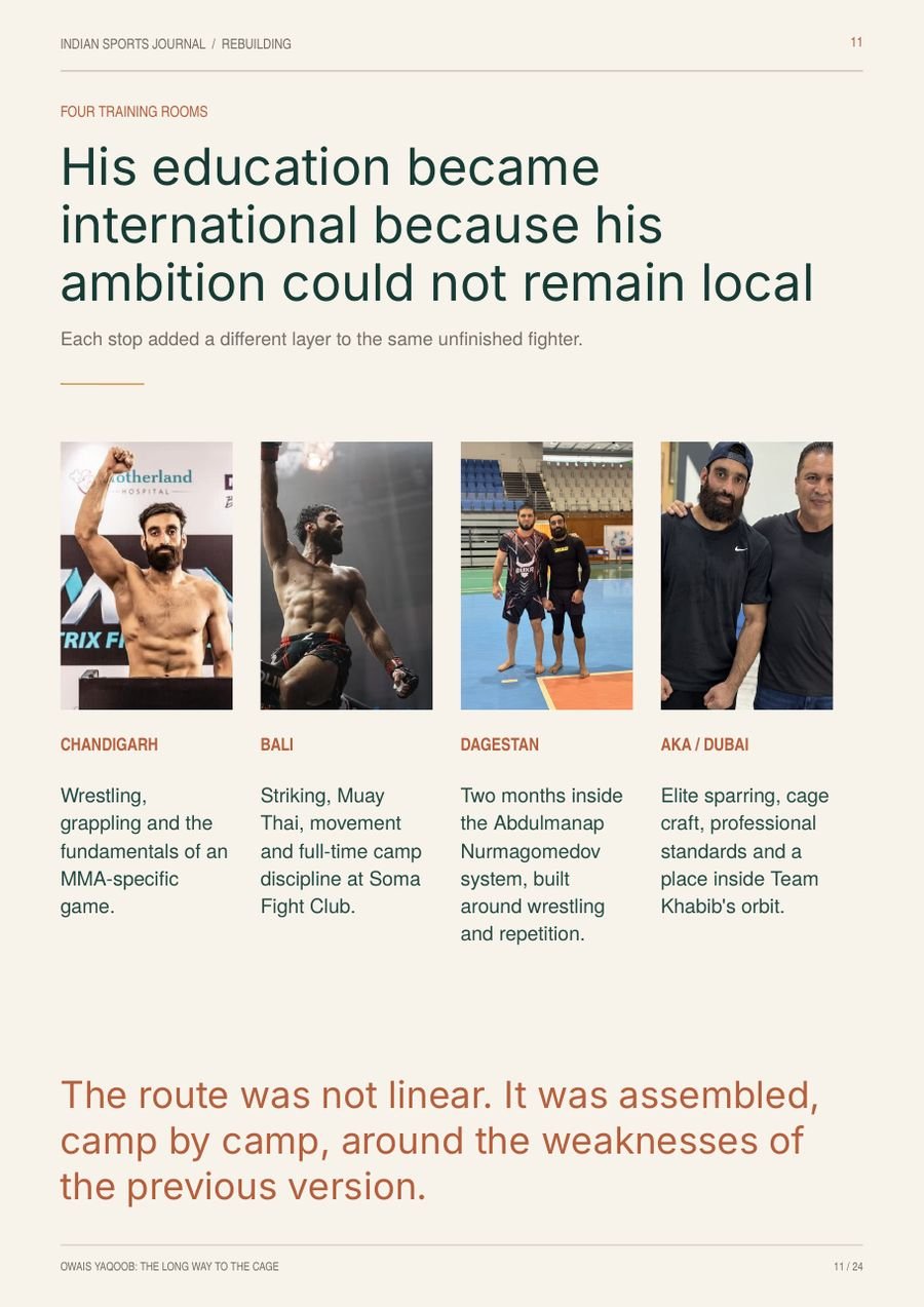 Slide 11 of 24: His education became international because his ambition could not remain local.