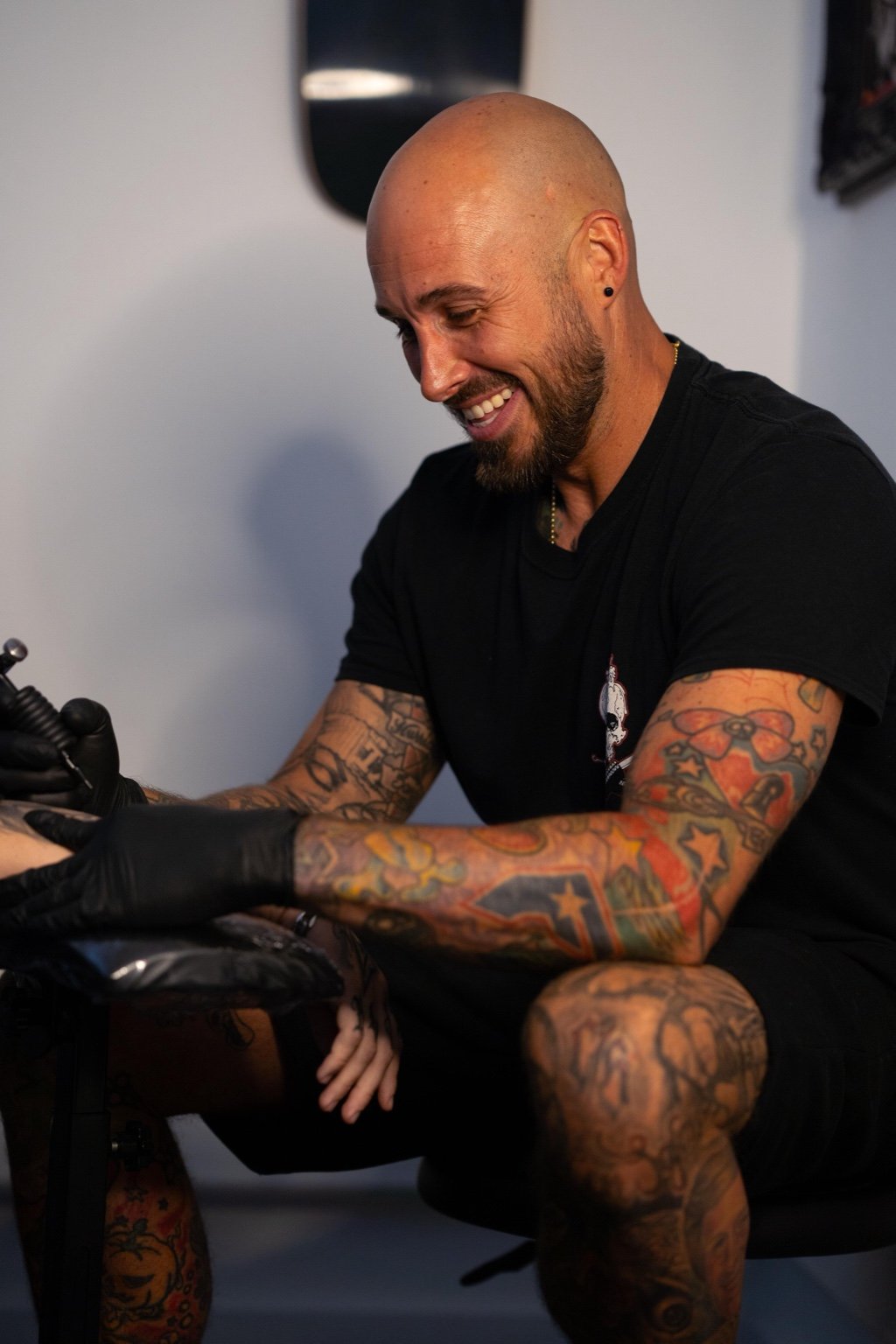 Kemz Whittlesea tattoo artist at ManCaveInk Folkestone