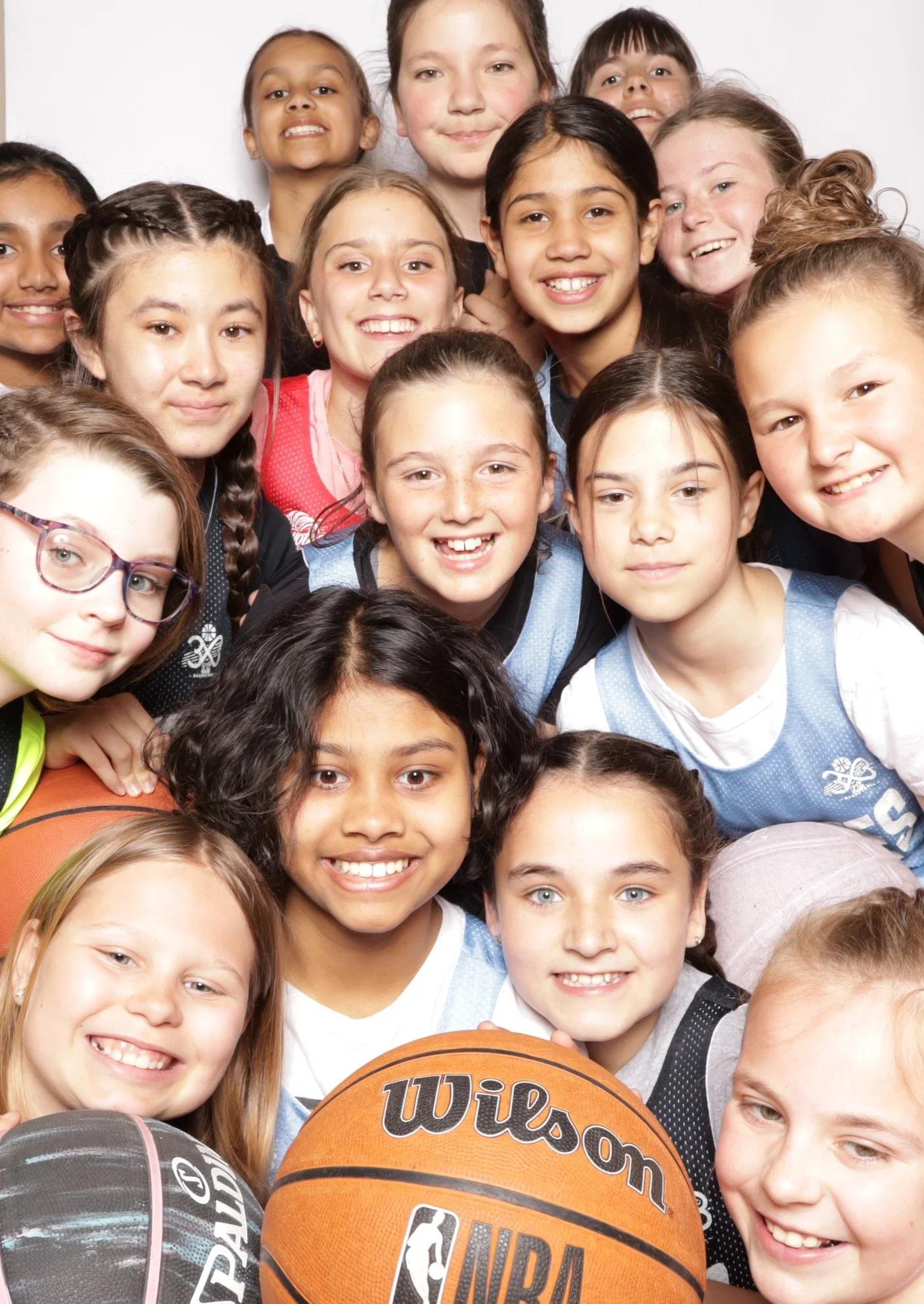 Smiling players at Junior Coyotes camp — Camp July 8–10