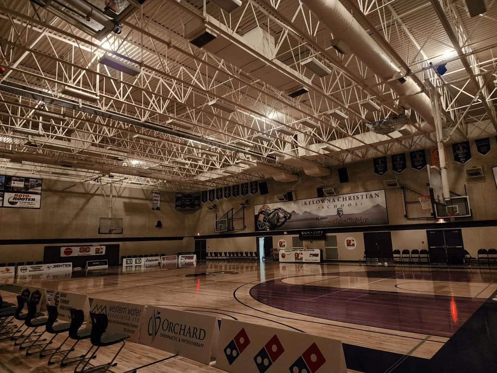 Kelowna Christian High School gym — Camp August 5–7