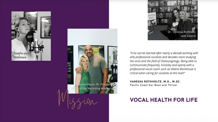 Valerie Morehouse press kit page 3