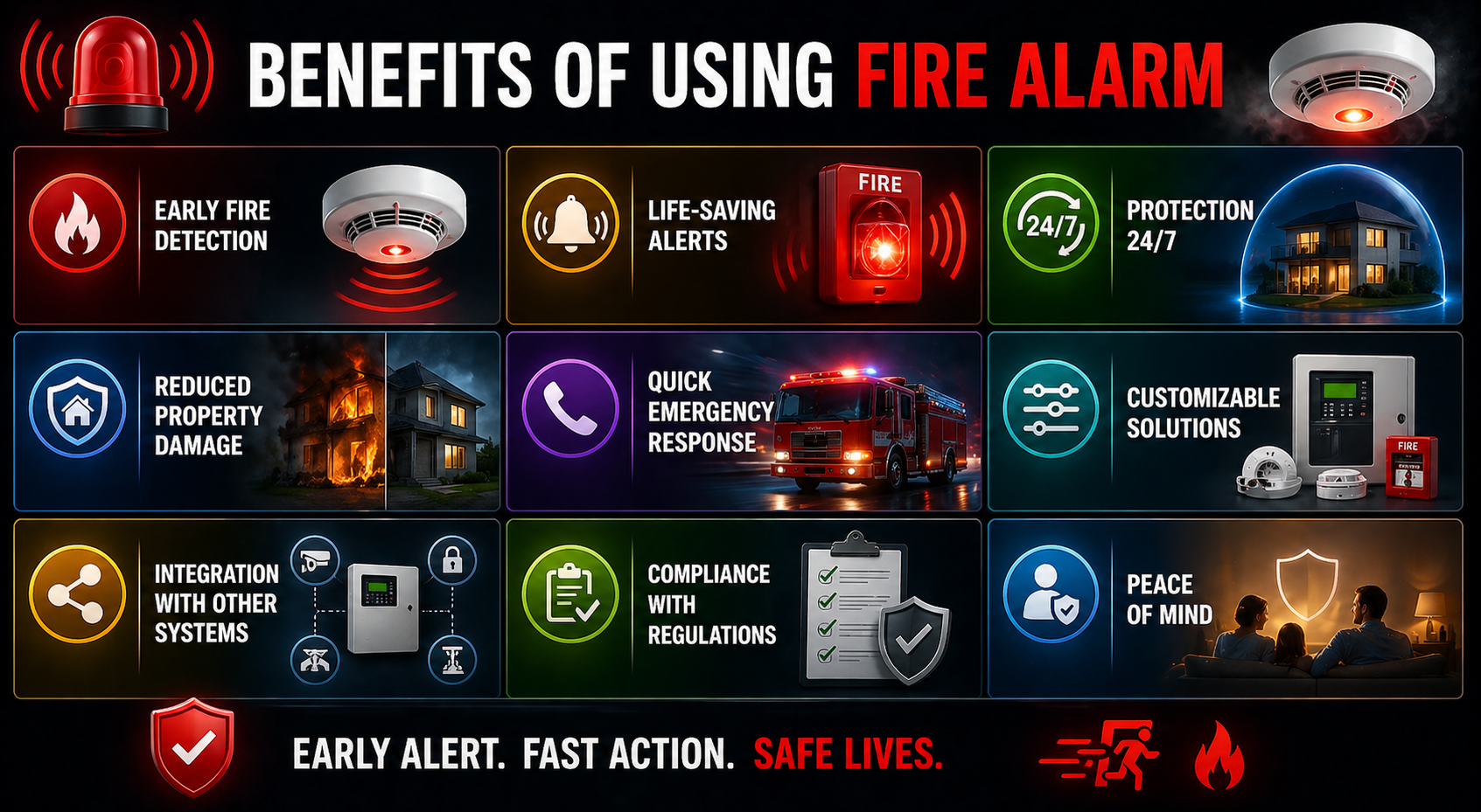 Benefits of using a properly functioning fire alarm — early detection, life safety, and peace of mind — Kato Electrical Vancouver