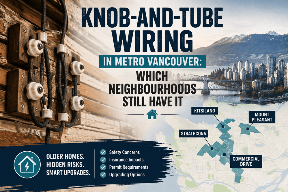 Knob-and-tube wiring in Metro Vancouver — which neighbourhoods still have it, how to identify ceramic knobs and tubes, and what it means for insurance | Kato Electrical