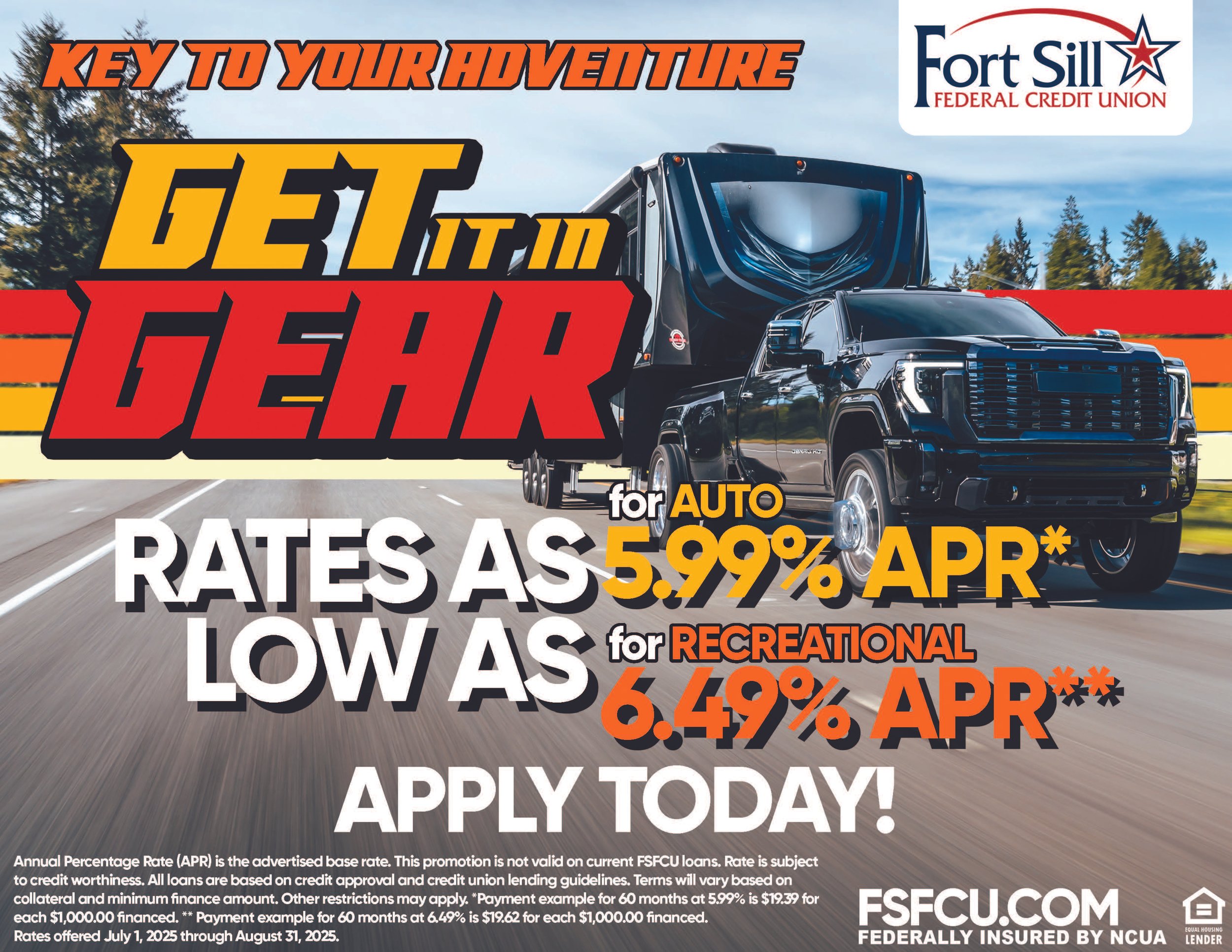 2025 Get It In Gear Counter Card
