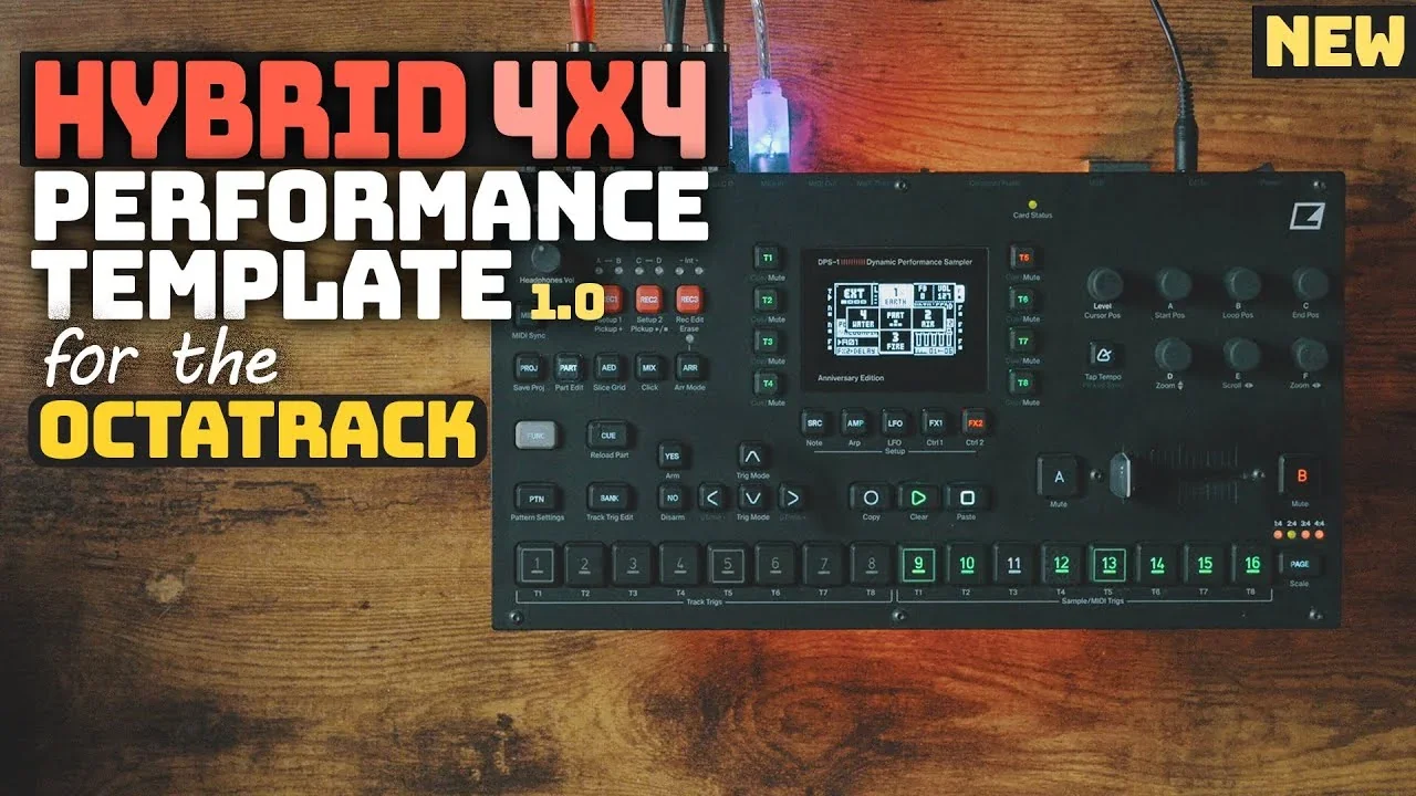 Hybrid 4X4 Octatrack performance template