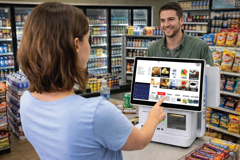 WPOS-06 in a retail store environment