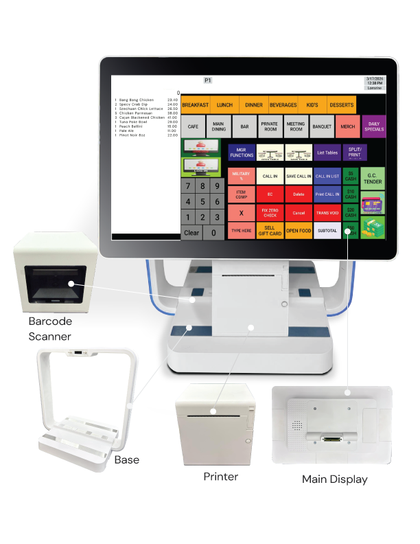 Optima WPOS-06 modular components