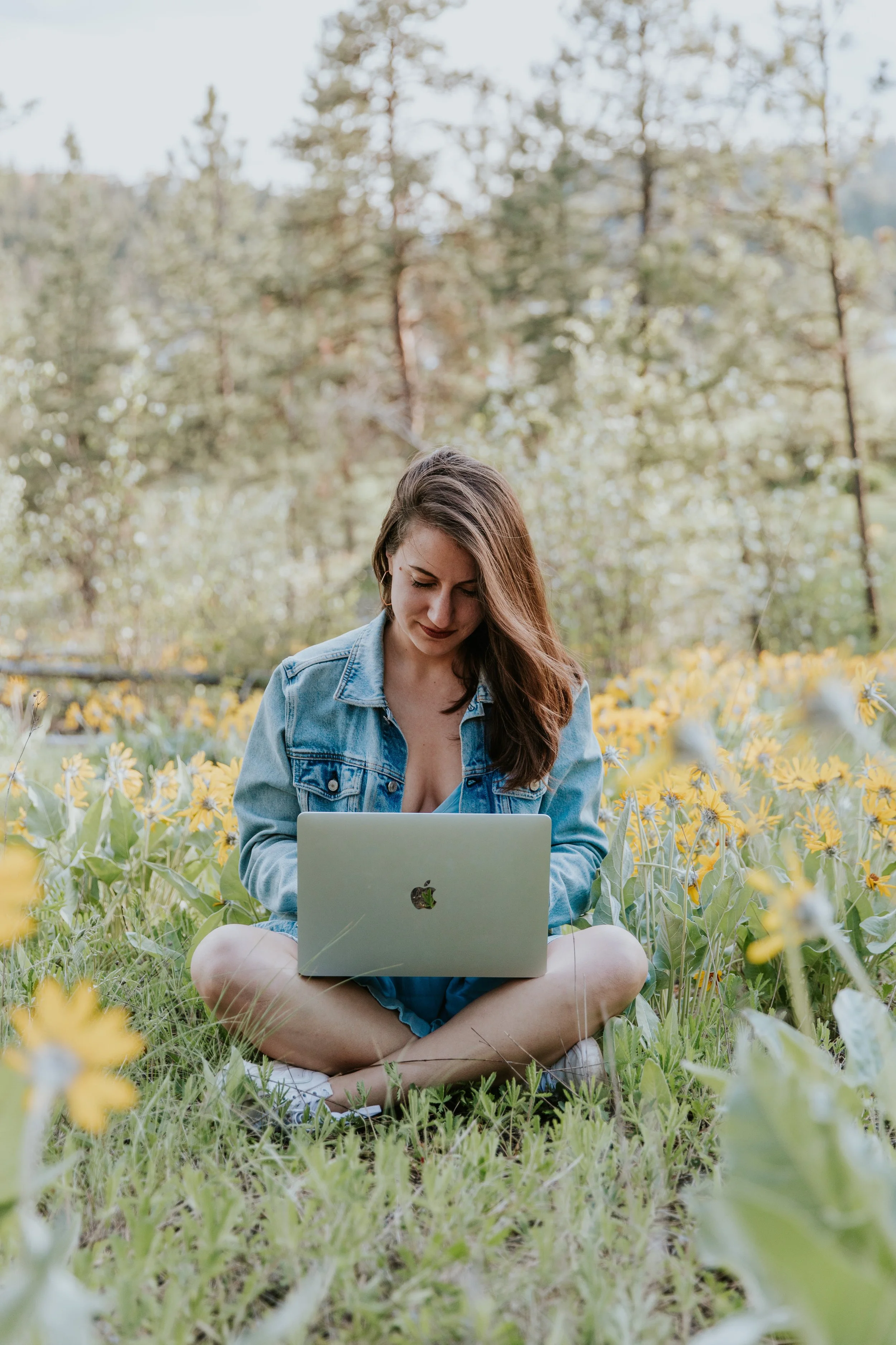 Luan Jardine working outdoors