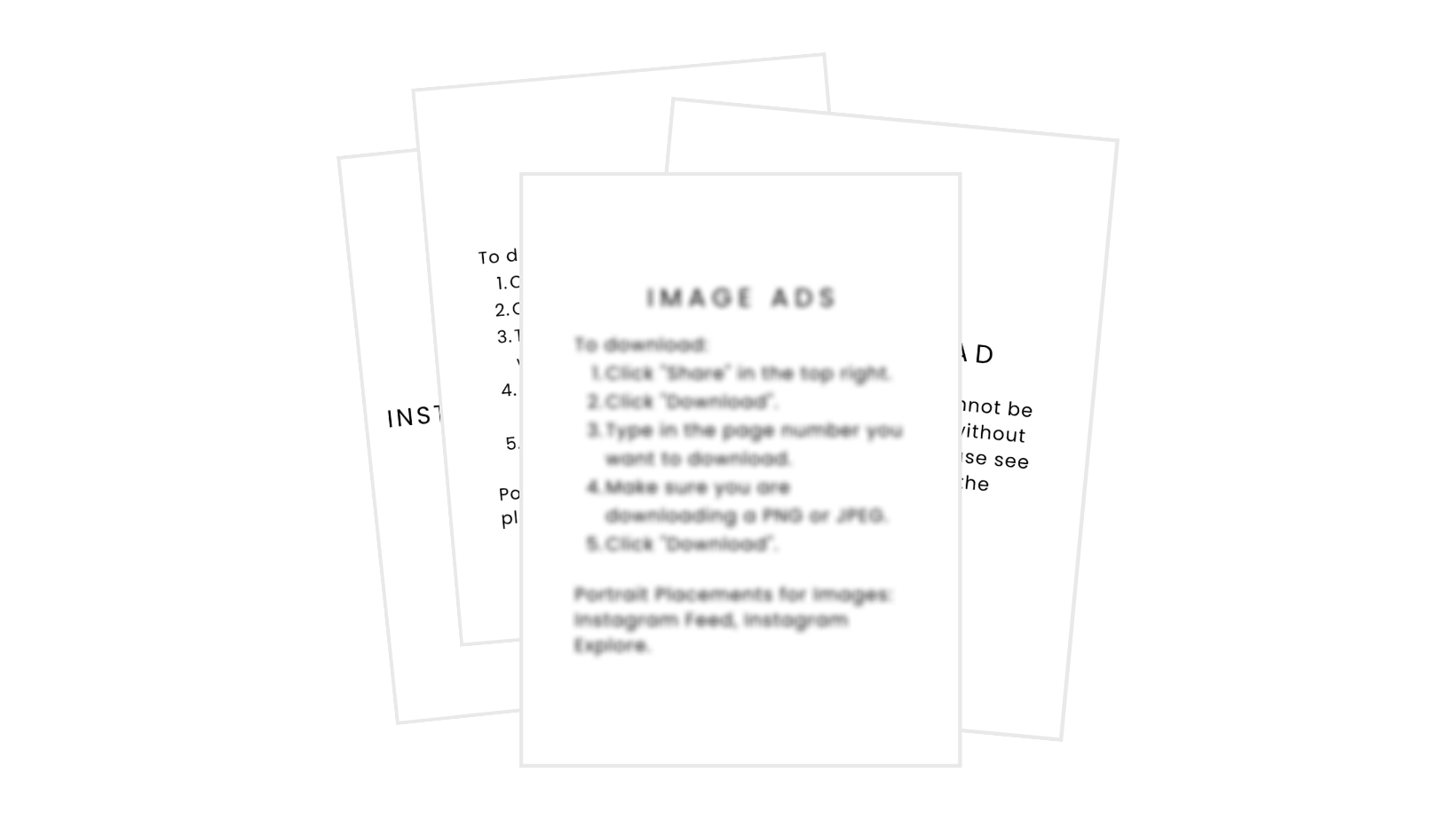 Instructions so you can use the graphics in the highest converting way