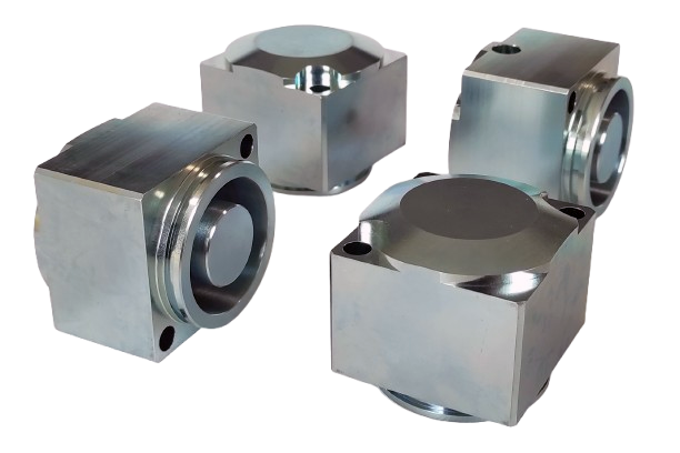 Customer CNC machined solid parts produced at Donlouco