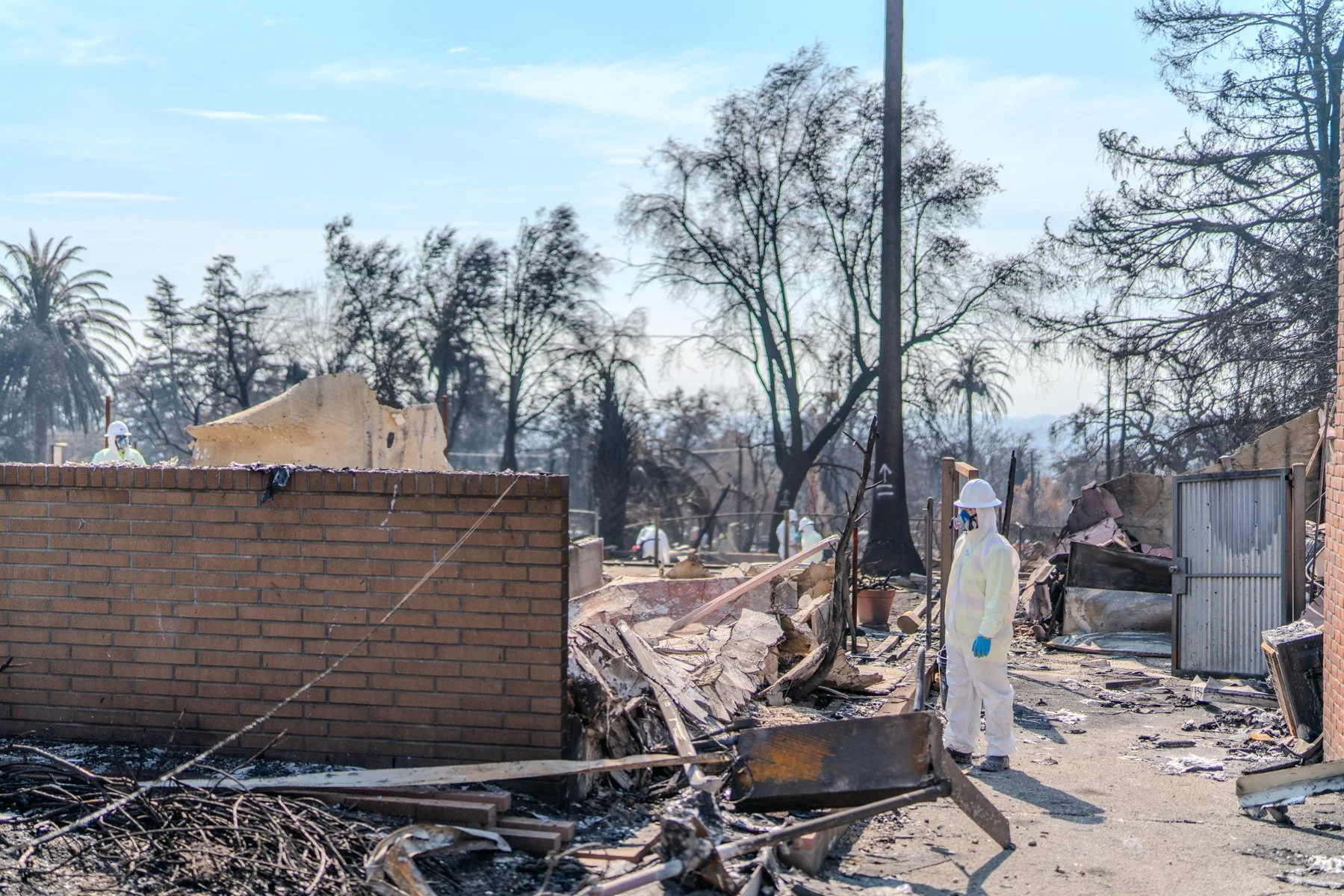 EPA Phase One cleanup operations, Altadena California