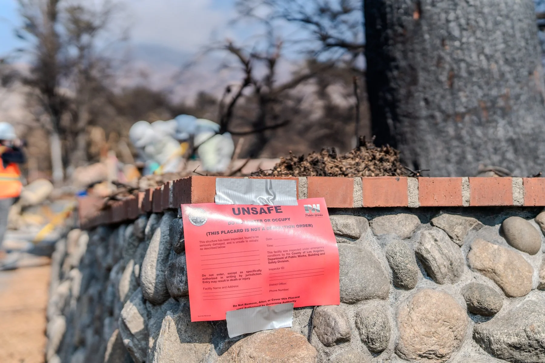 Hazardous material removal, Altadena California