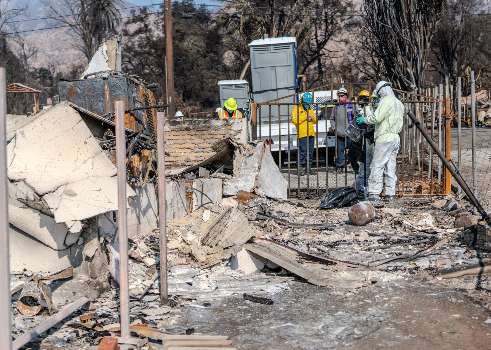 EPA and contractor operations, Los Angeles wildfire response