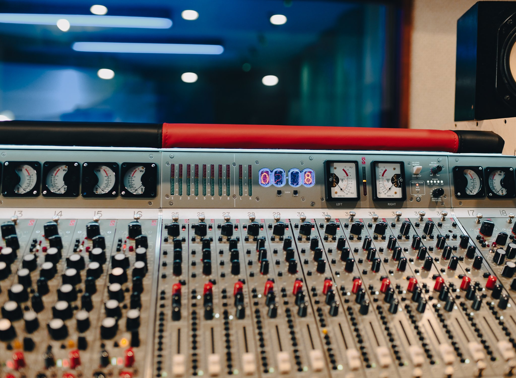 Sound Techniques channel strip close-up