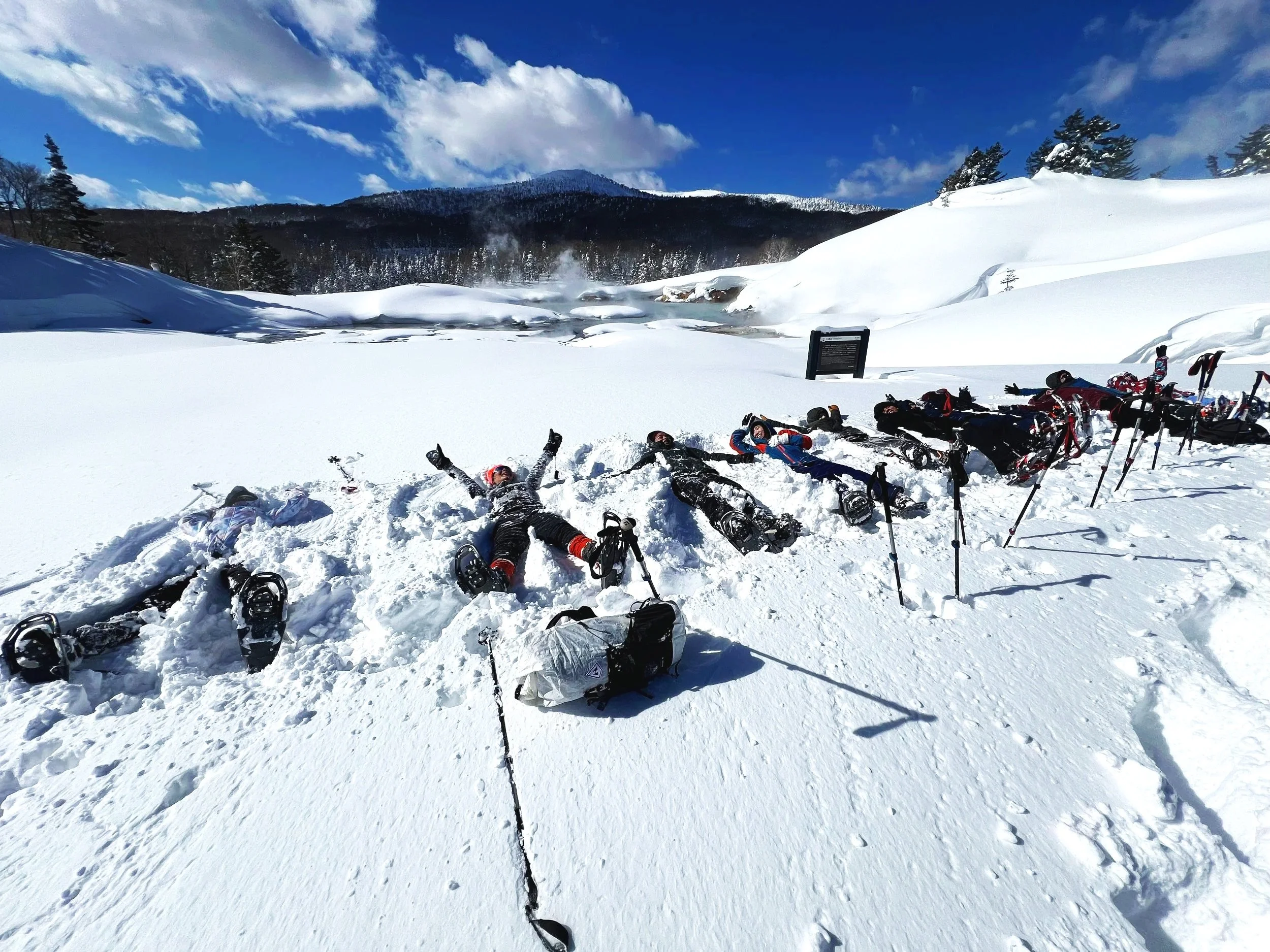 Snowshoeing