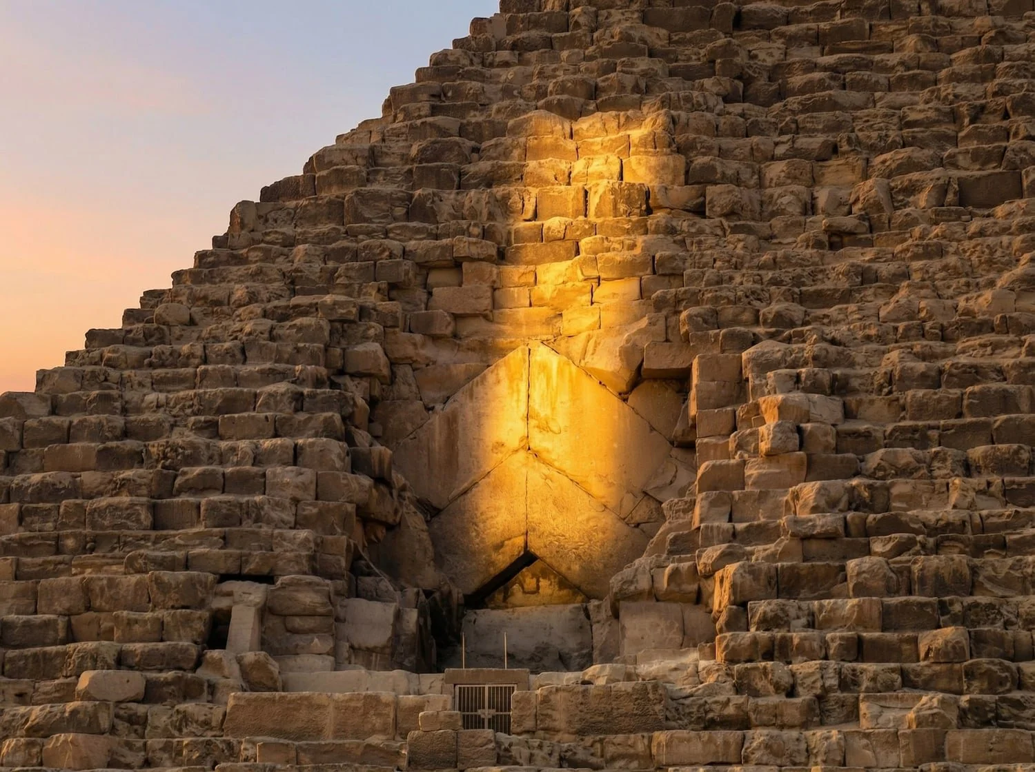 Great Pyramid entrance corridor
