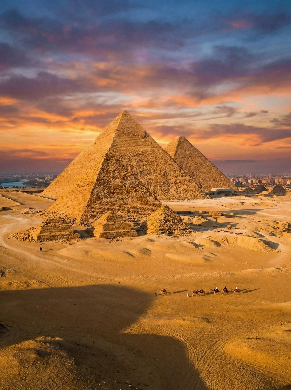 Great Pyramid at Giza Plateau