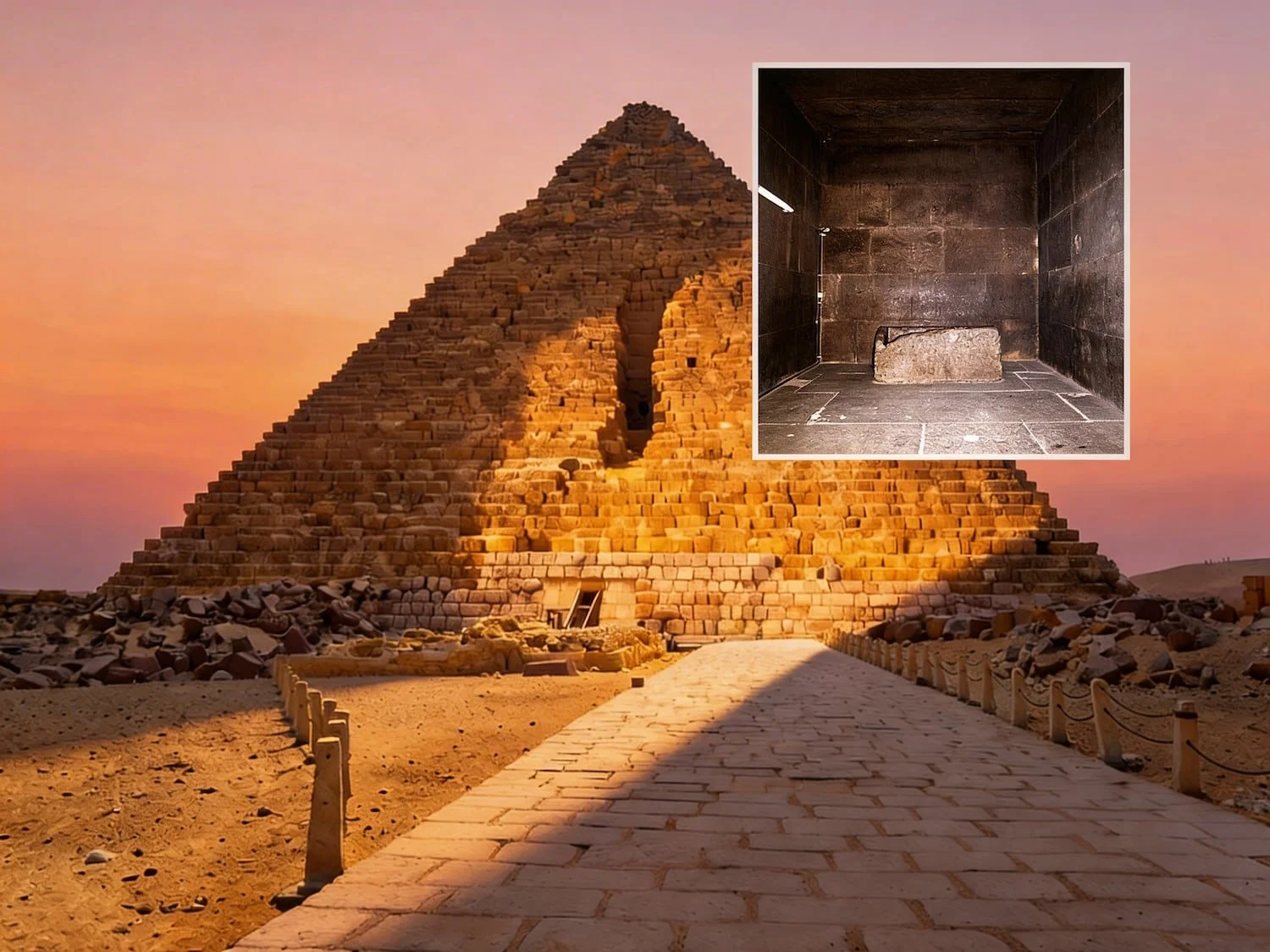 King's Chamber inside the Great Pyramid