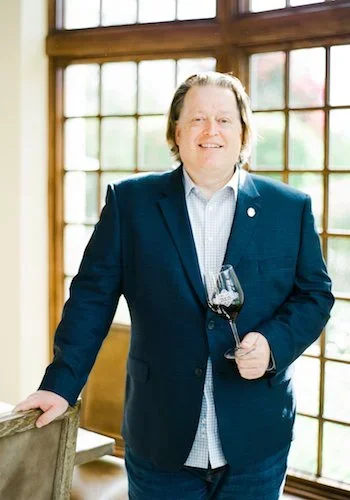 Master Sommelier Larry O'Brien leads a curated Jackson Family Wines tasting at Bin 110 bourbon and wine bar in Cornelius, NC.