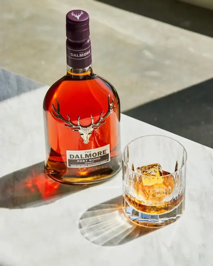 The Dalmore Port Wood Reserve — one of four single malt Scotch expressions featured at Bin 110's exclusive guided whisky tasting in Cornelius, NC.