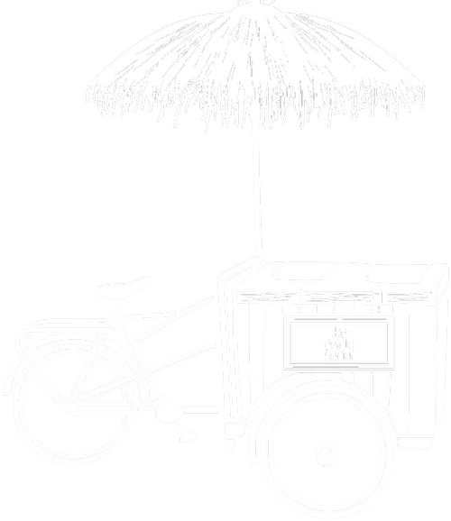 Drawing of Florence with her tiki umbrella