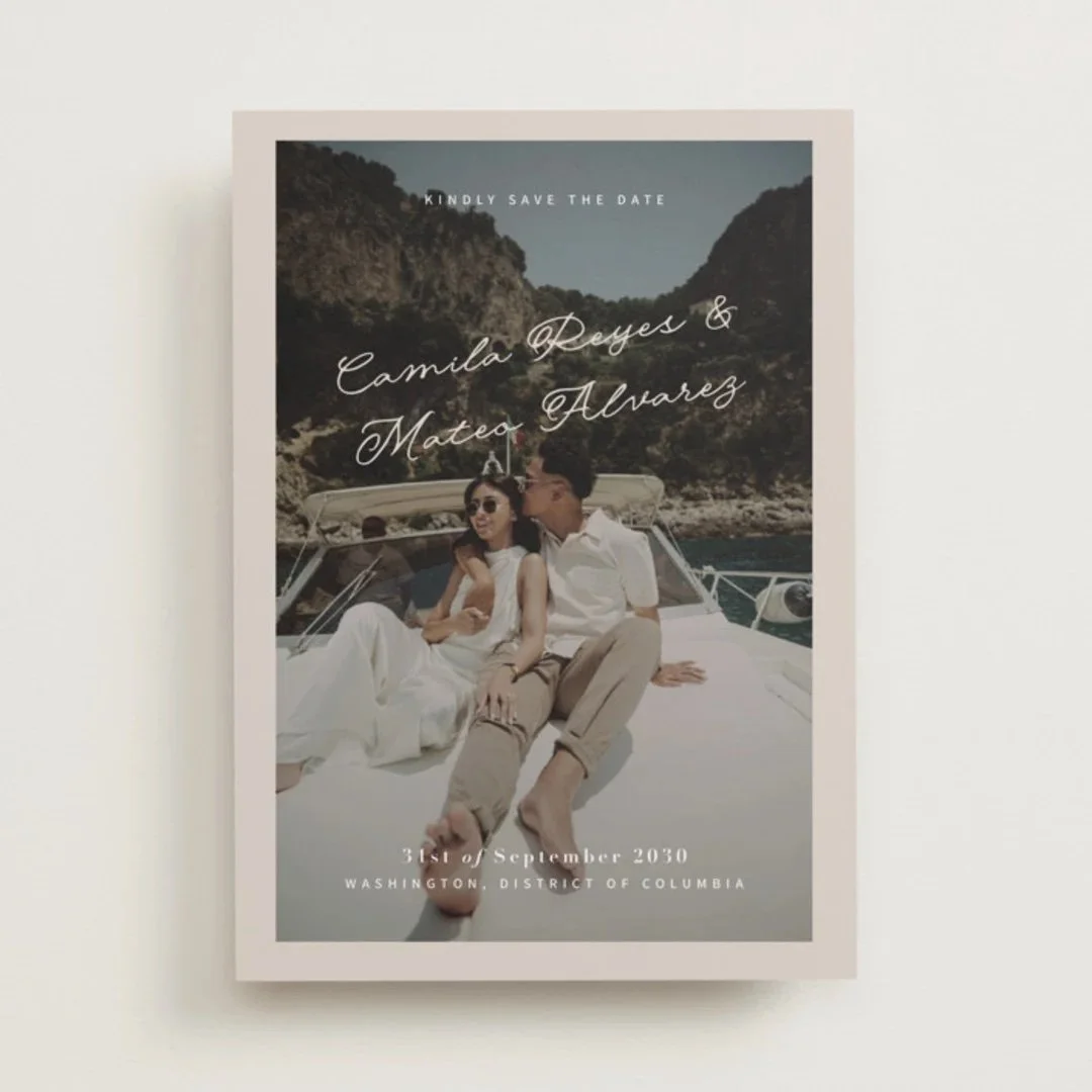 Where Our Story Begins save-the-dates by Design Lotus