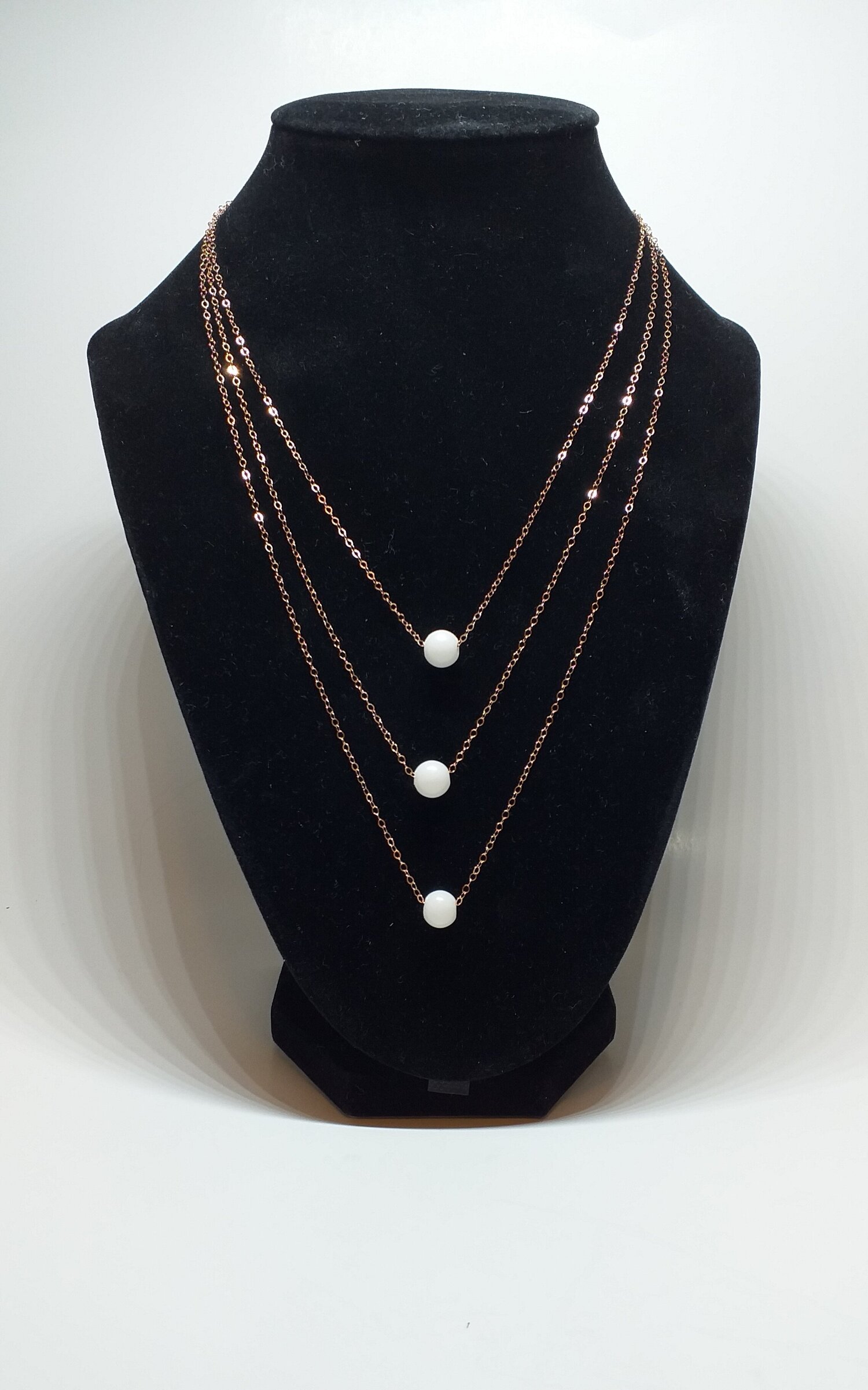 Layered Pearl Necklace — Mama Milk Fairy, Breastmilk & DNA Jewelry