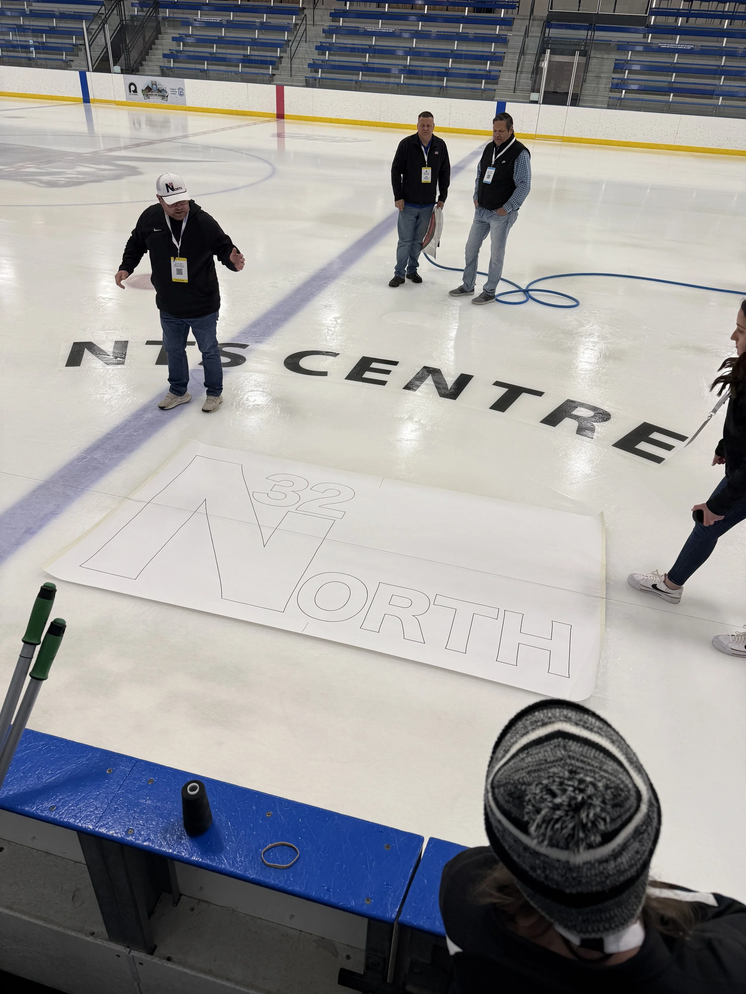 Ice depth demonstration