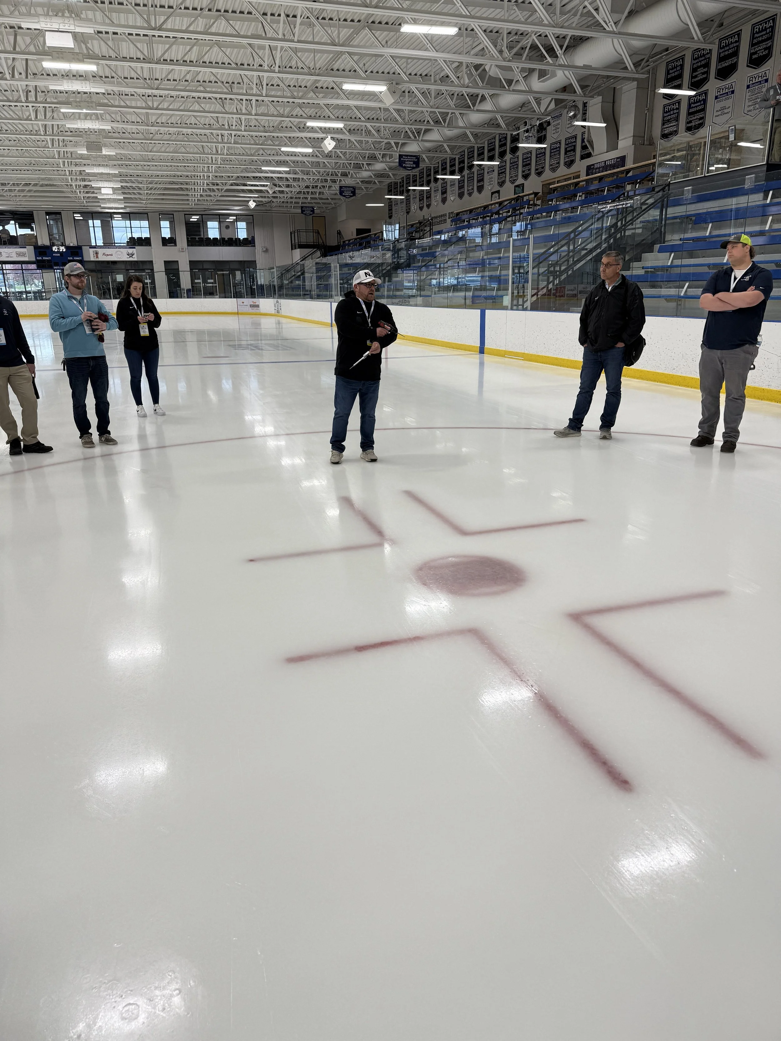 Ice logo installation demonstration