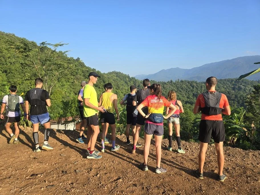 Sunrise viewpoint above Chiang Mai, Thailand