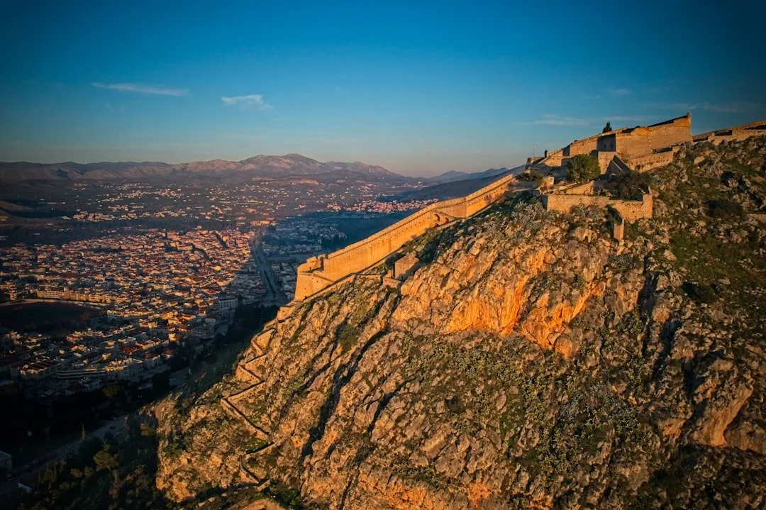 Trail running through ancient Greek landscape, The Mythical Trail