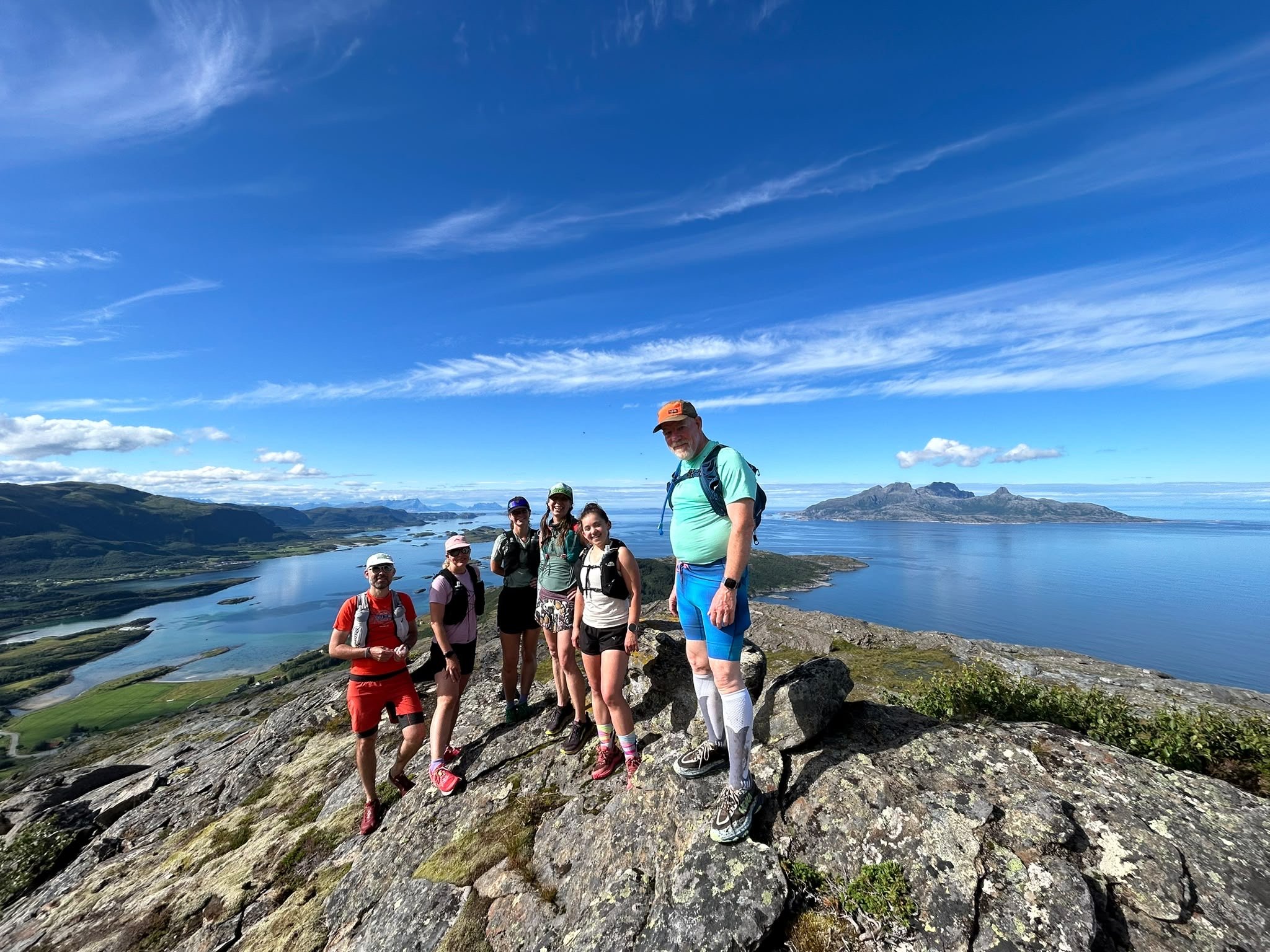 Kvarven summit, Lofoten, Norway