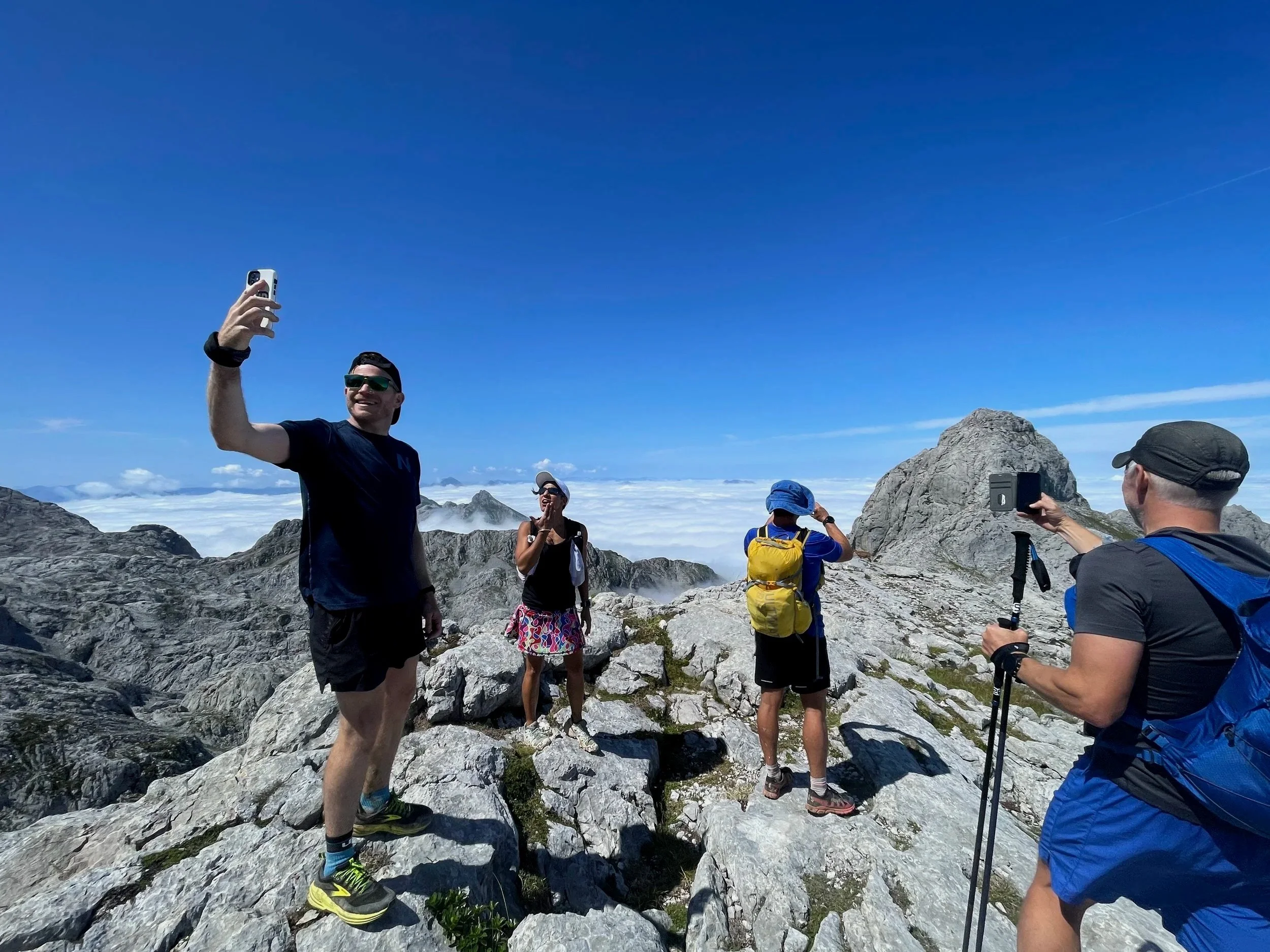 Trail running in the Picos de Europa Spain