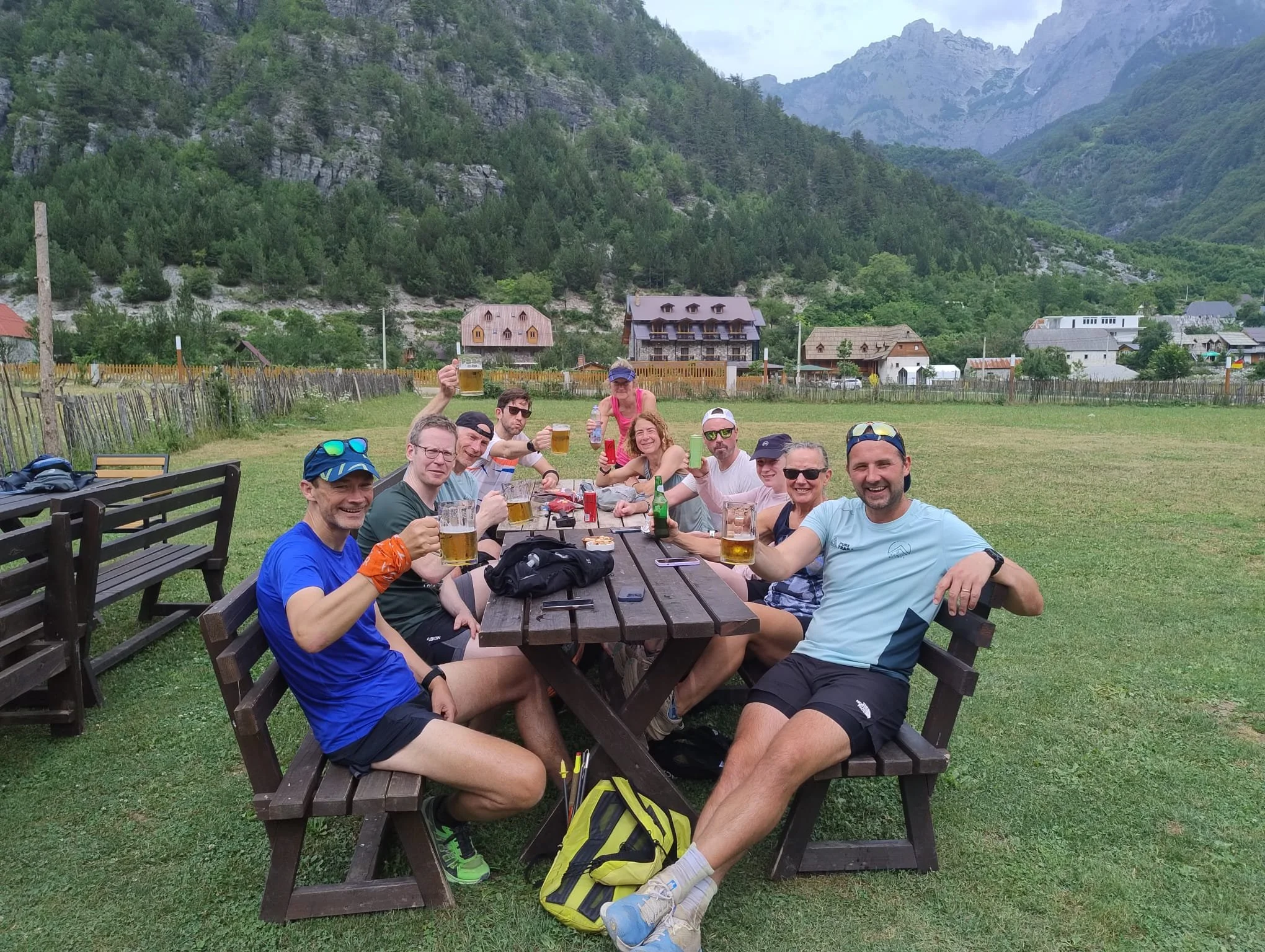 Trail running in the Accursed Mountains of Albania
