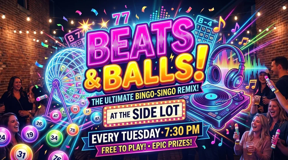 Beats and Balls Bingo-Singo Remix every Tuesday at 7:30 PM at The Side Lot in Wauconda