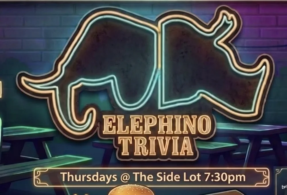 Elephino Trivia every Thursday at 7:30 PM at The Side Lot in Wauconda