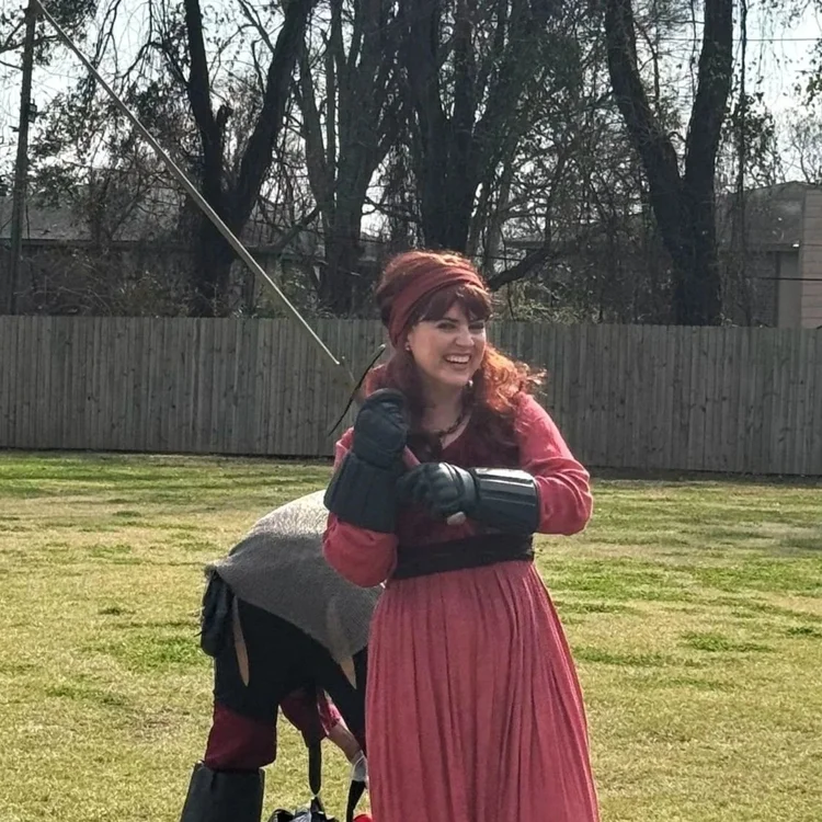 Ms. Moppert travels back in time.