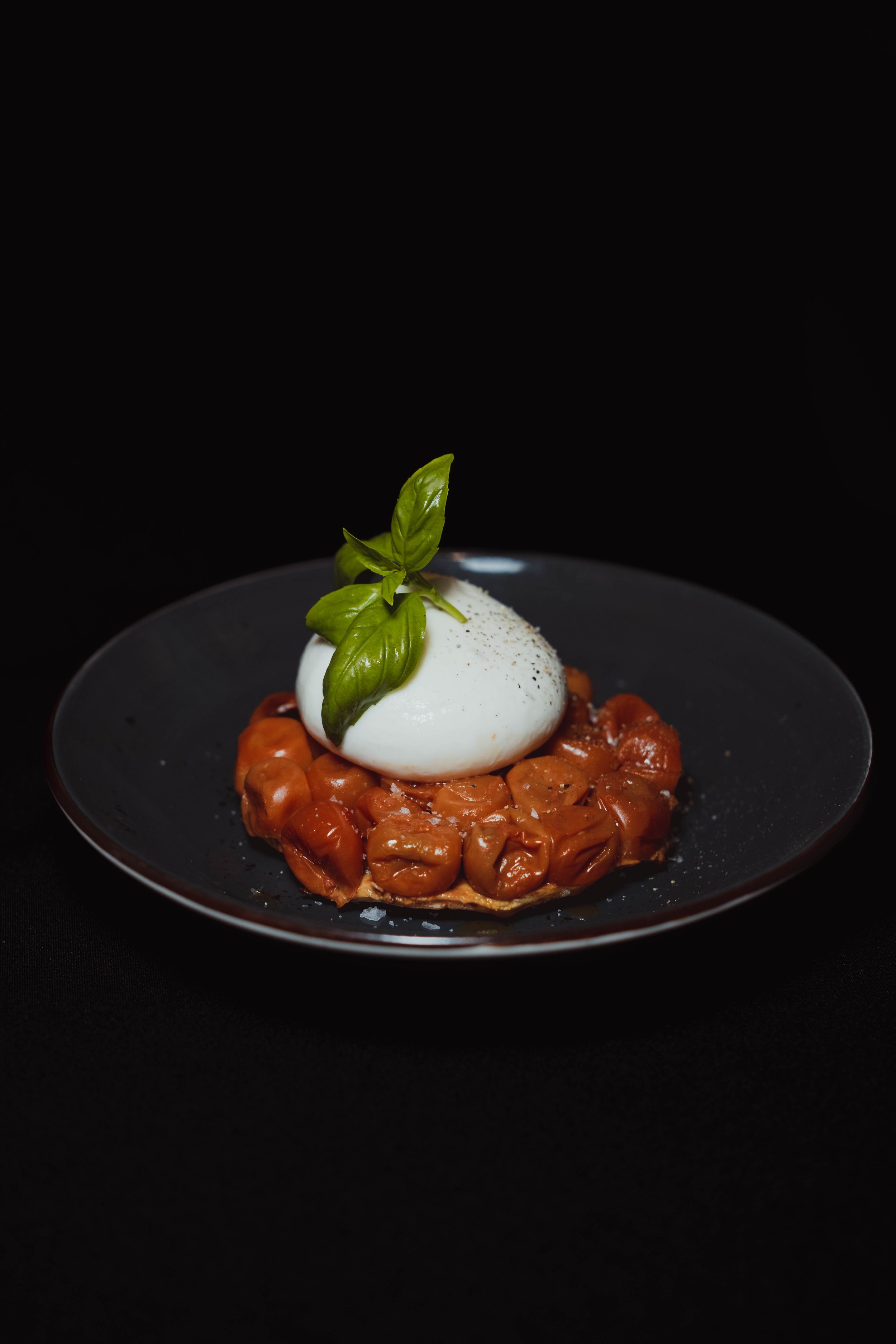 Burrata en tatín