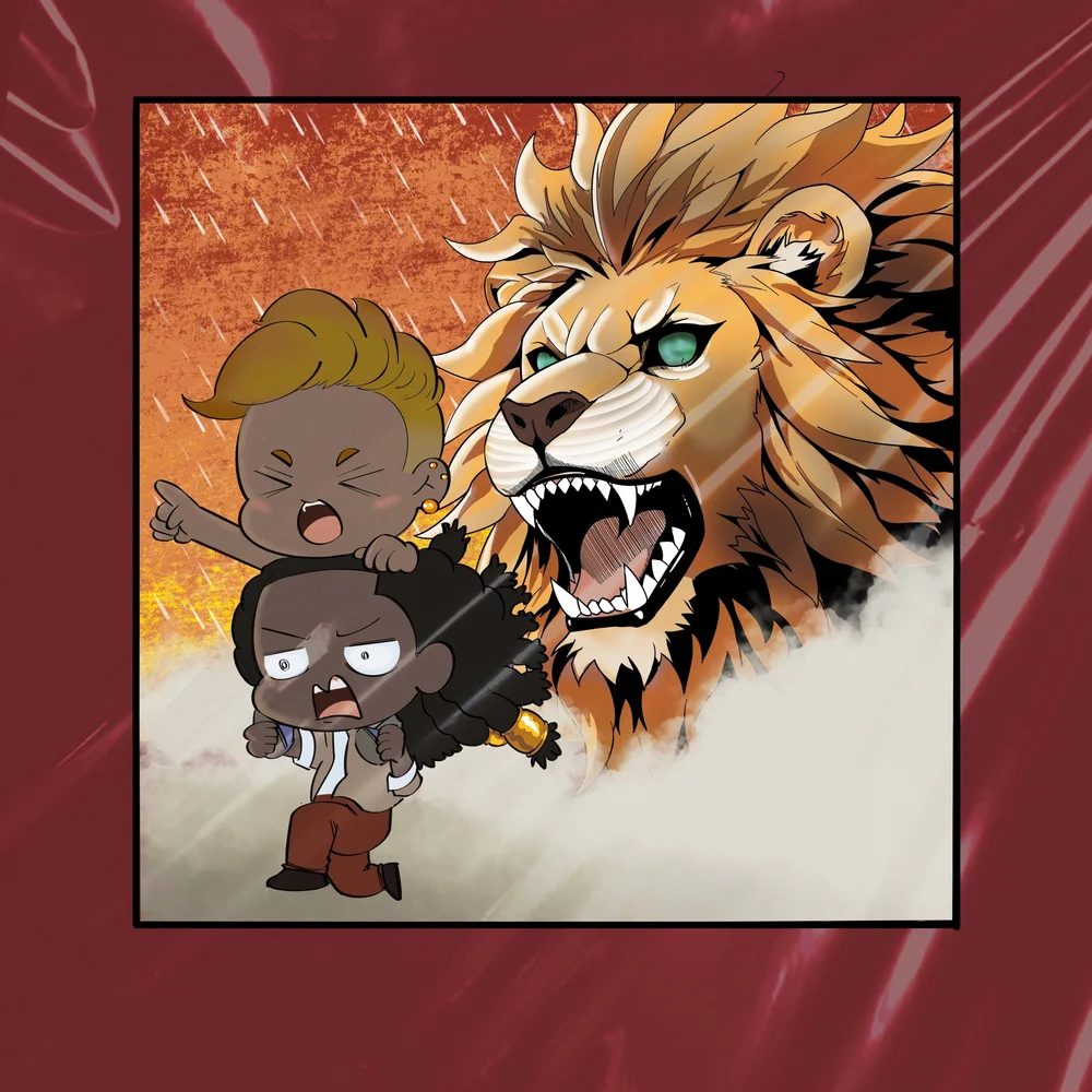Leonna the Leo with Drew, by Bryson Boutte
