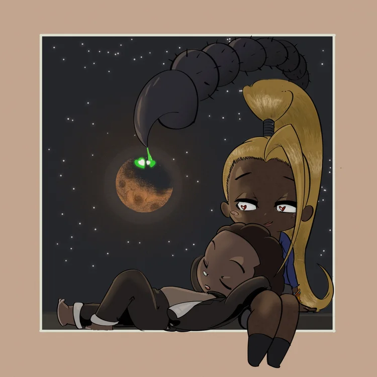 Selena, the Scorpio guardian from Relapse, art by Bryson Boutte