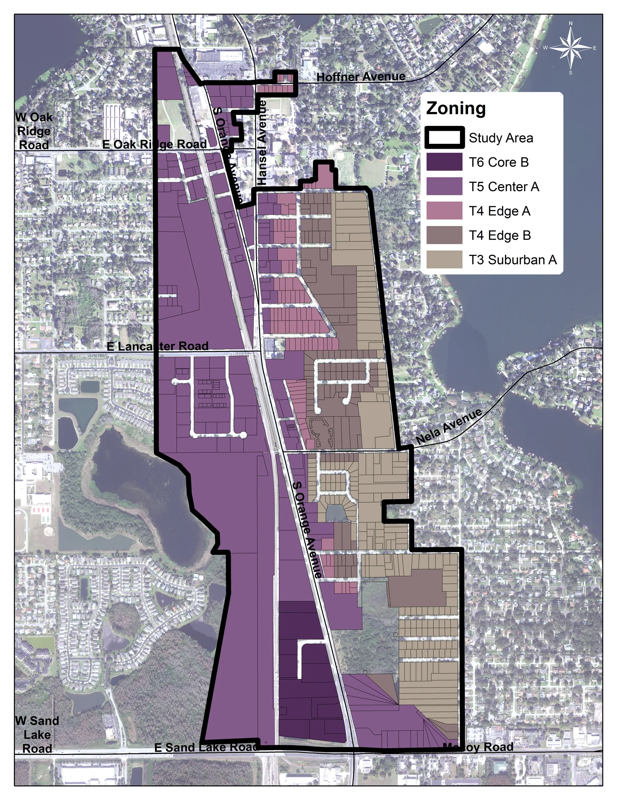 Pine Castle District Overlay Code — zoning map from project files