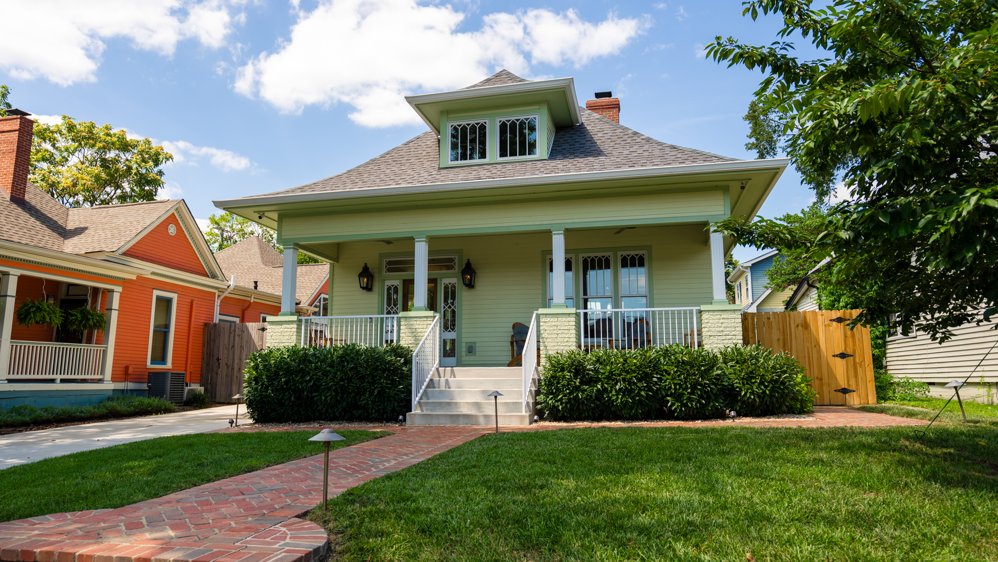 Completed historic home exterior renovation by Smoky Mountain Building in Nashville