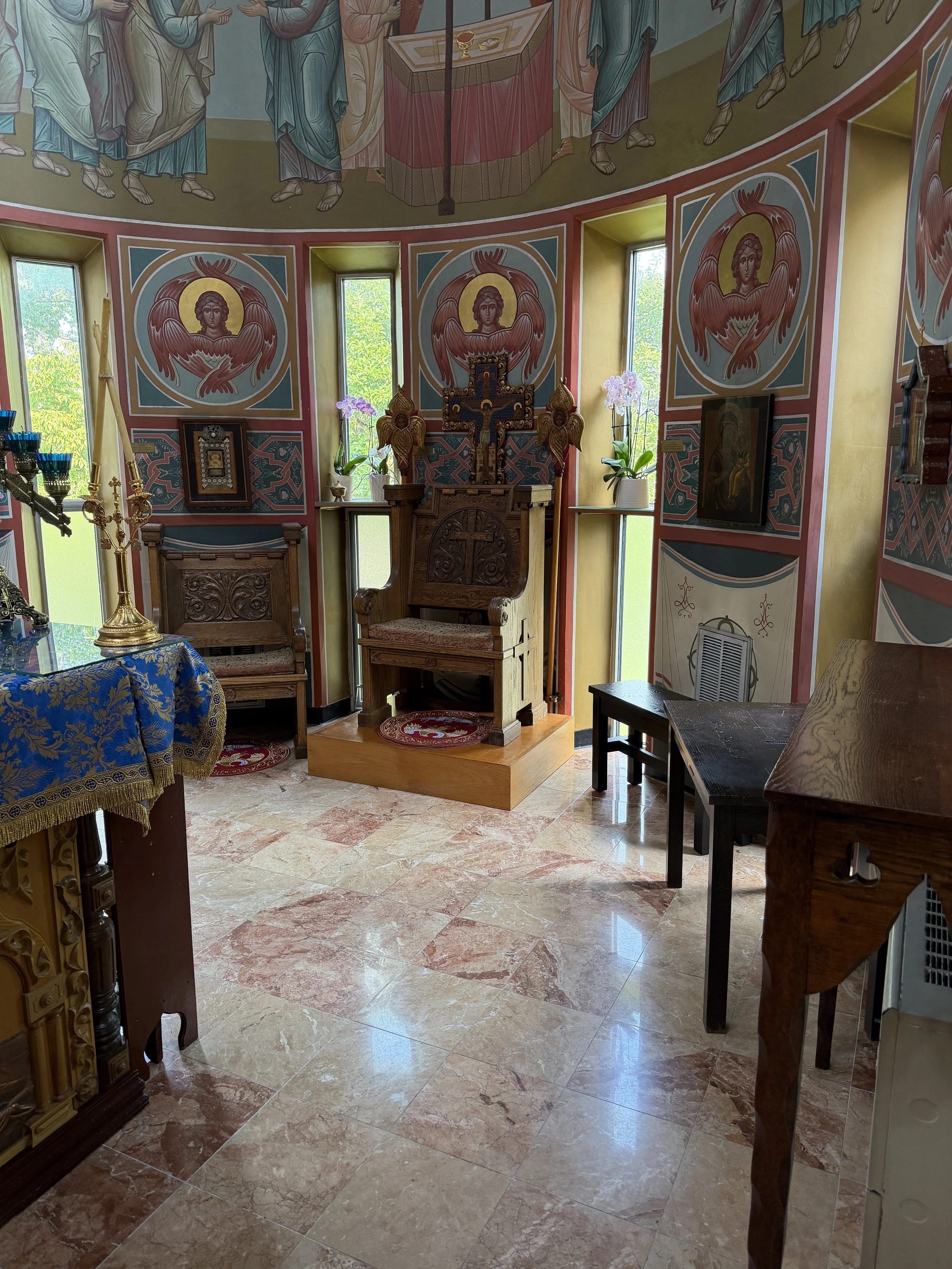 The Cathedral altar space and furnishings