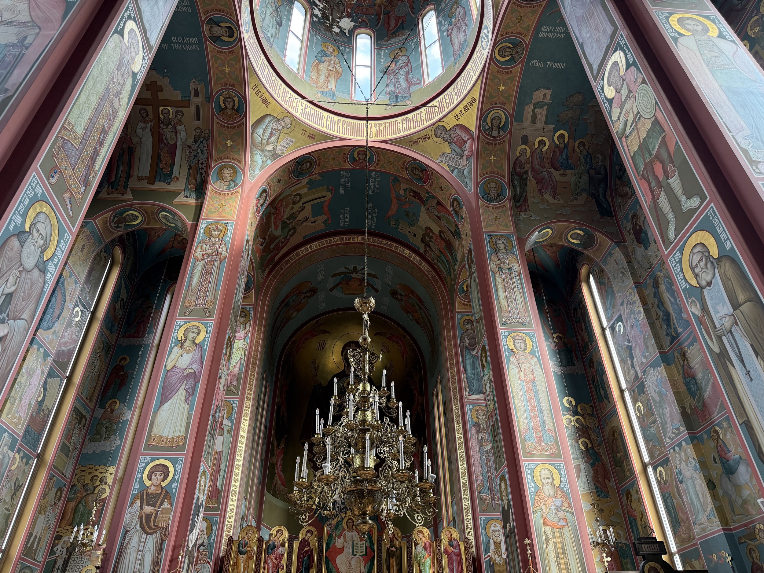 The iconography and painted surfaces in the upper Cathedral