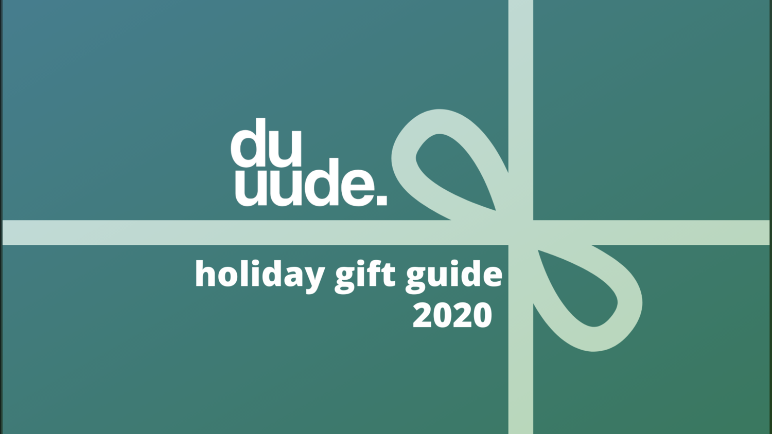 Holiday Gift Guide 2020 - cover